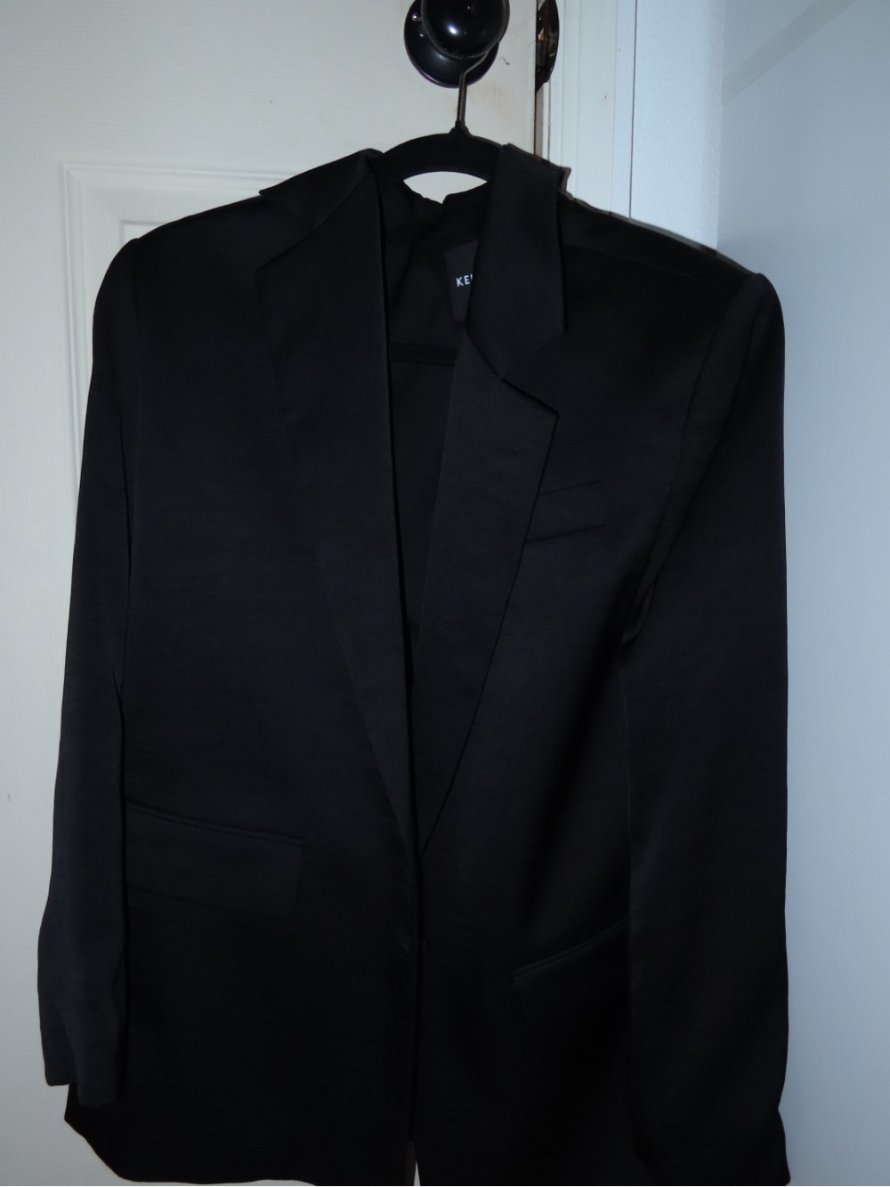 Black Blazer - Classic Tailored Jacket
